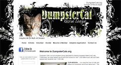 Desktop Screenshot of dumpstercats.org